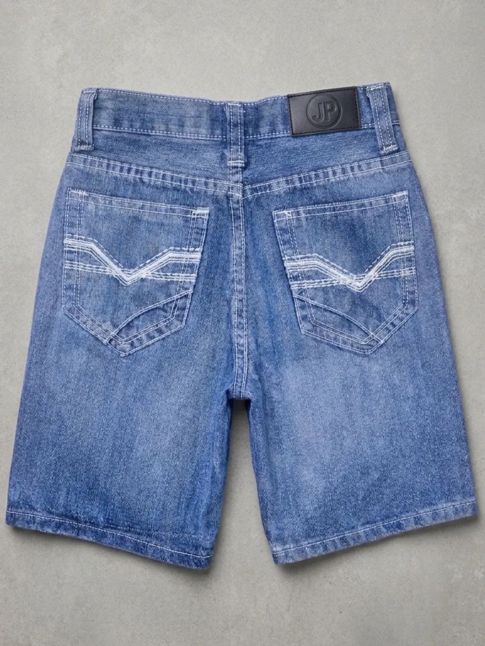 JAMPLAY Boys Denim Shorts | Medium Wash Classic Five-Pocket Jean Jorts